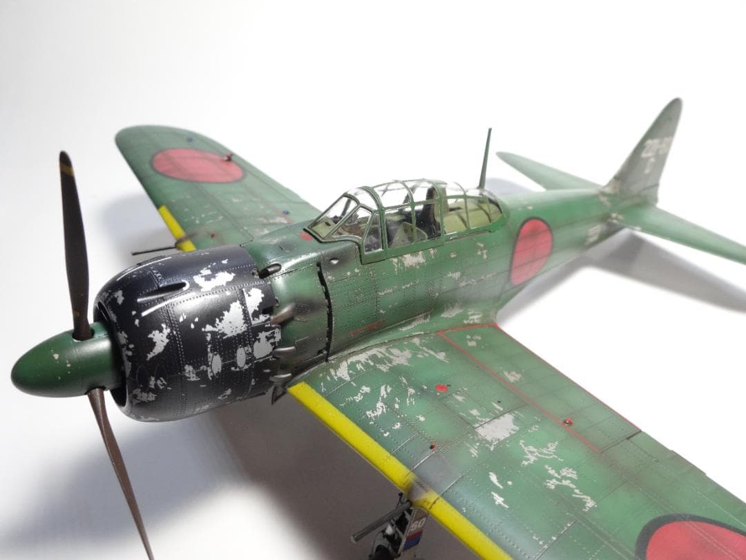 ファインモールド1/48「零戦52型三菱製」完成品