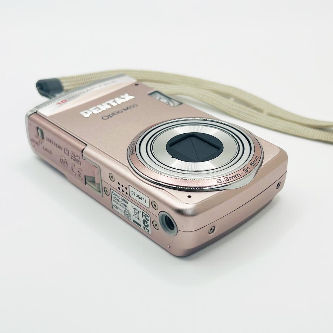 【動作品】PENTAX 箱付き optio M60 コンデジ デジカメ