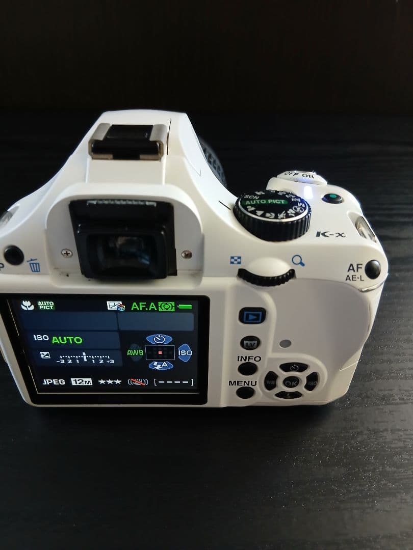 PENTAX K-x ホワイト撮影ok　SDカード付き