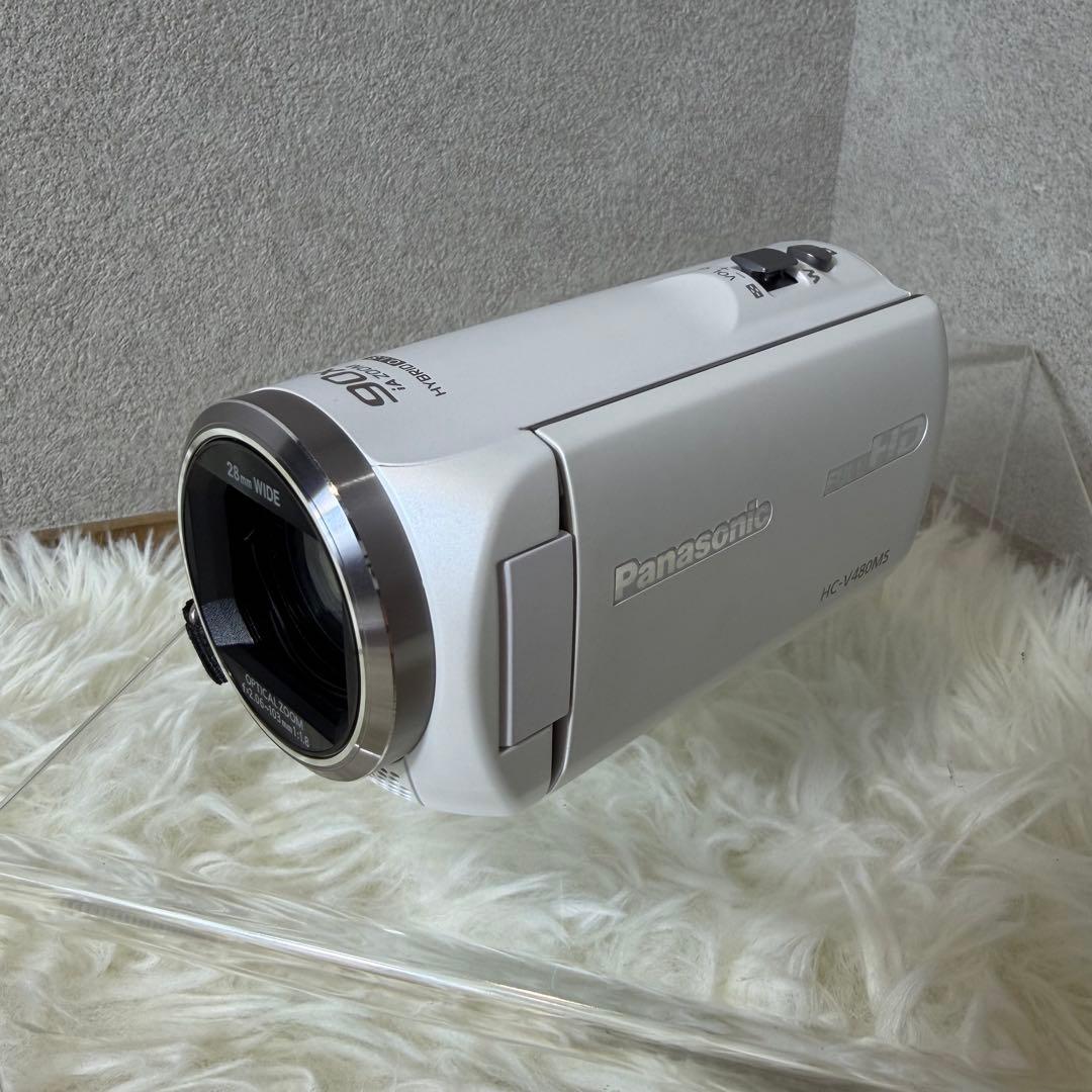 【ほぼ未使用】Panasonic デジタルビデオカメラ HC-V480MS