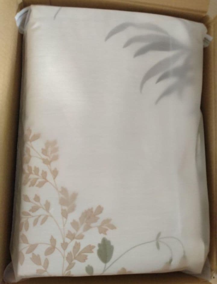 新品★綿100%ナチュラルグリーンイエロー葉や花シングル掛け布団枕カバー