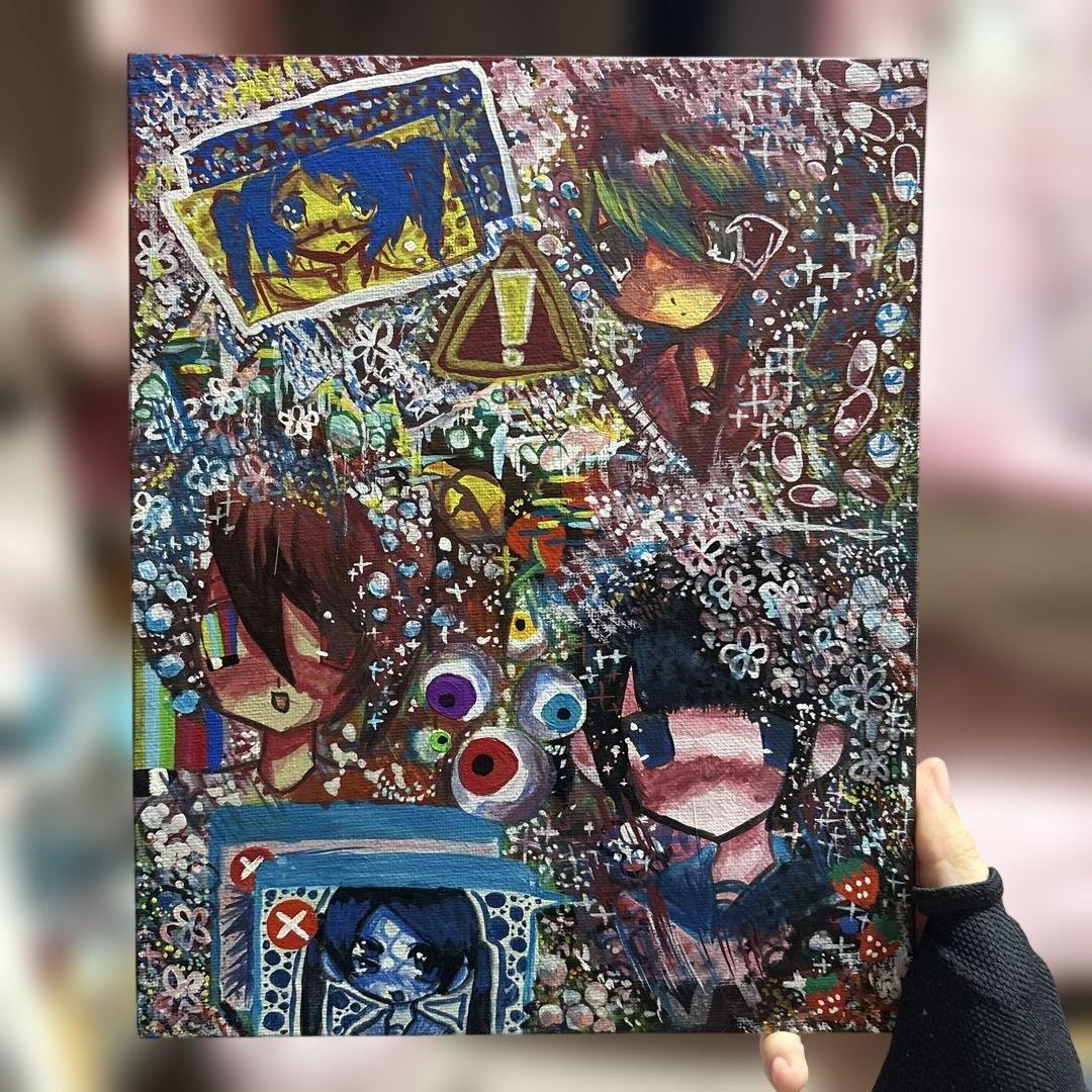 アクリル画 キャンバス