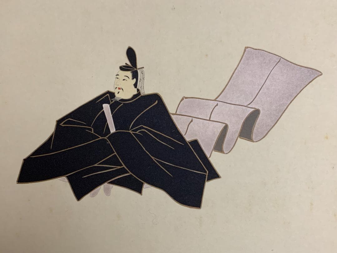 伊藤嘉晃 佐竹本 三十六歌仙 小大君 紀貫之 斎宮女御 三幅対 工芸掛軸 505