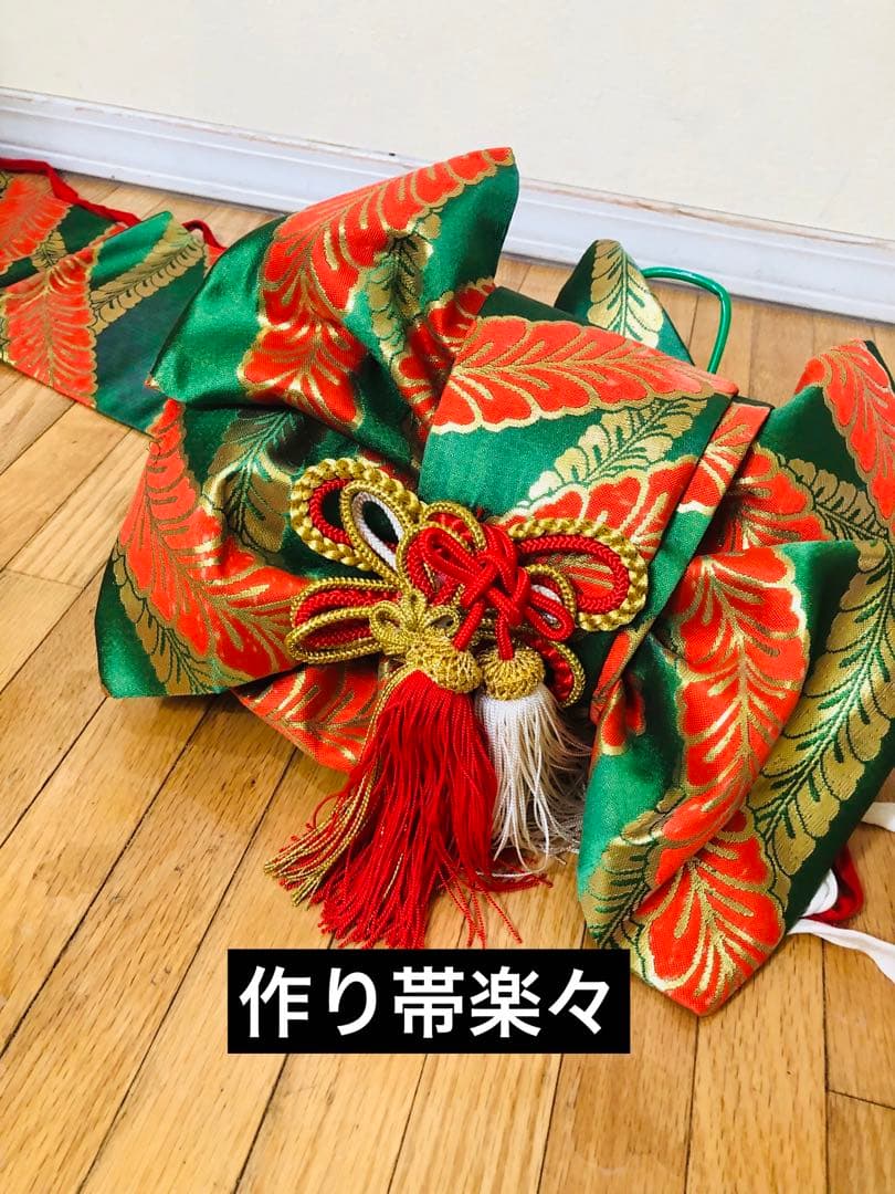 七五三七歳‼豪華紫系modern金彩金箔煌びやか際立つ‼️完全フルセット絢爛