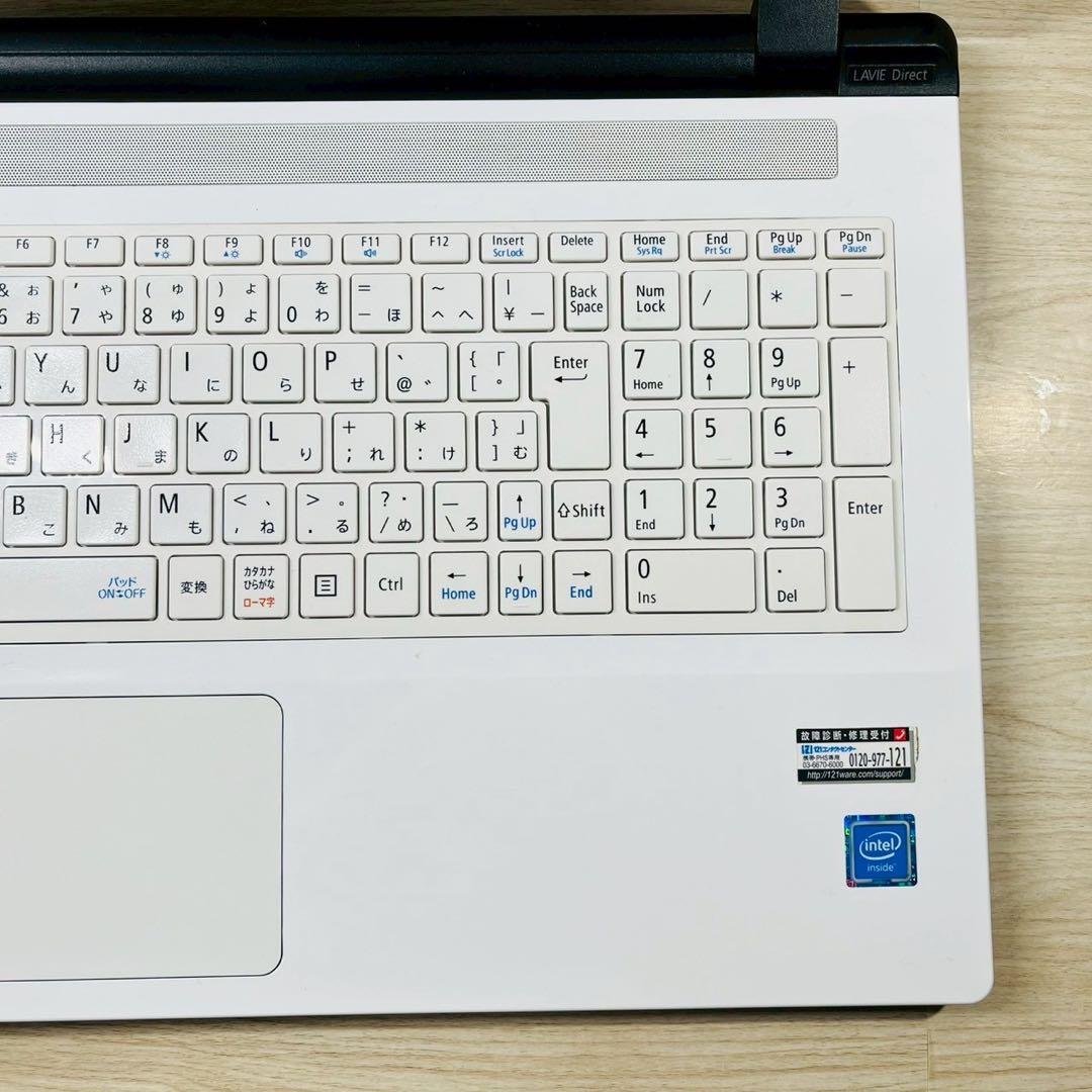 即利用OK！Windows11✨SSD✨NEC カメラ ノートパソコン DVD