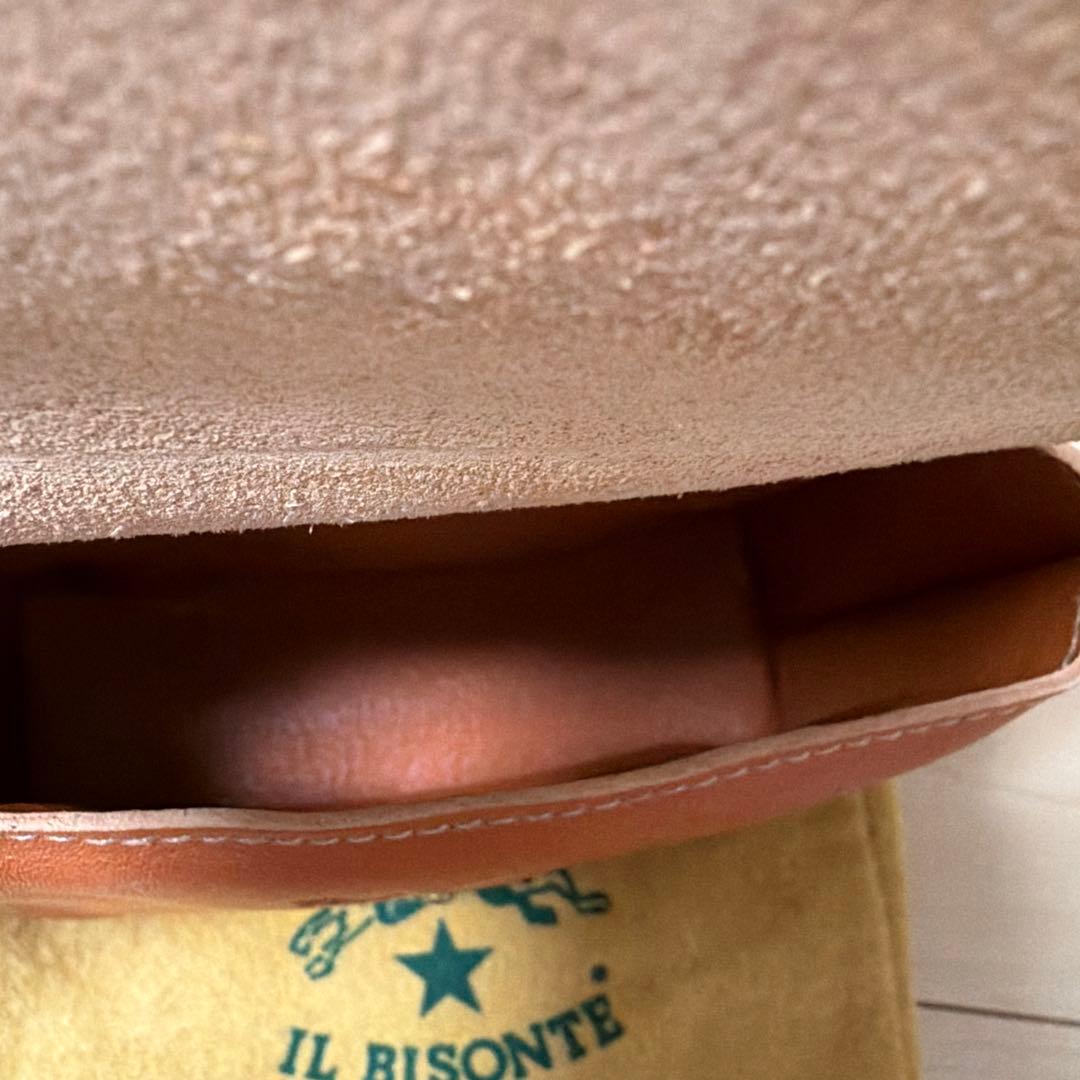 IL BISONTE レザーポーチ 収納袋付き カメラケース