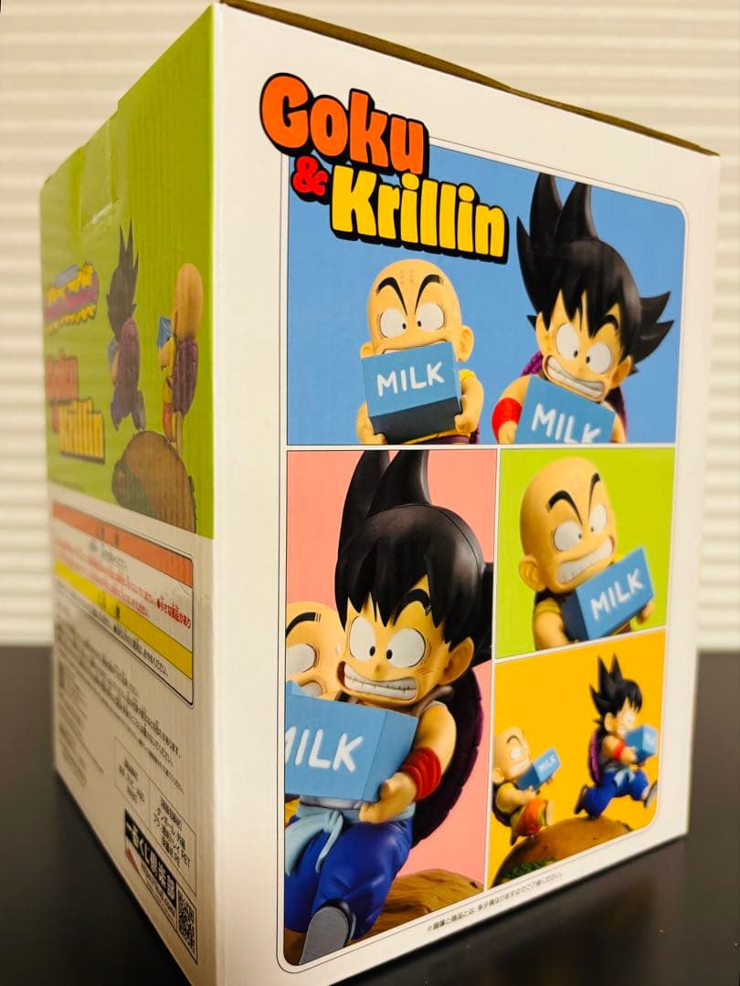 一番くじ ドラゴンボール A賞 孫悟空＆クリリン 牛乳配達 フィギュア