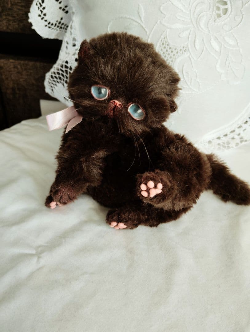 おふぅちゃんオーダー❤三つ子♡エキゾチック子猫ちゃん♡アートドール♡ぬいぐるみ