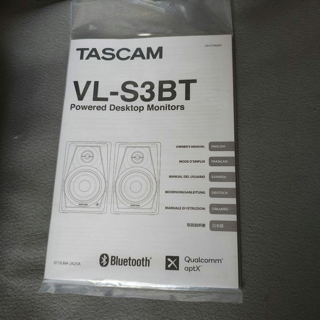TASCAM アクティブモニタースピーカー VL-S3BT