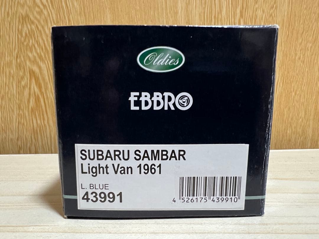ミニカー EBBRO subaru sambar van 1/43