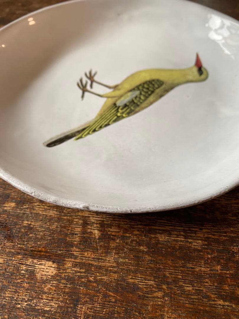 新品 アスティエ ジョンデリアン 鳥プレート John Derian