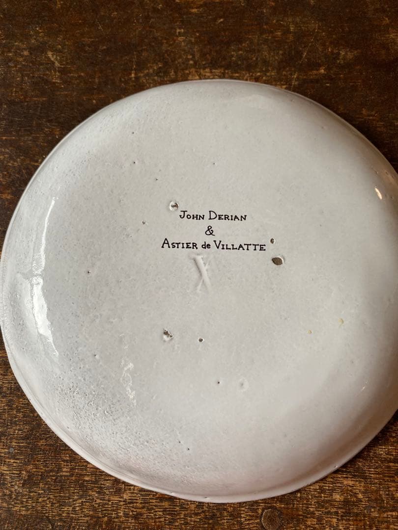 新品 アスティエ ジョンデリアン 鳥プレート John Derian