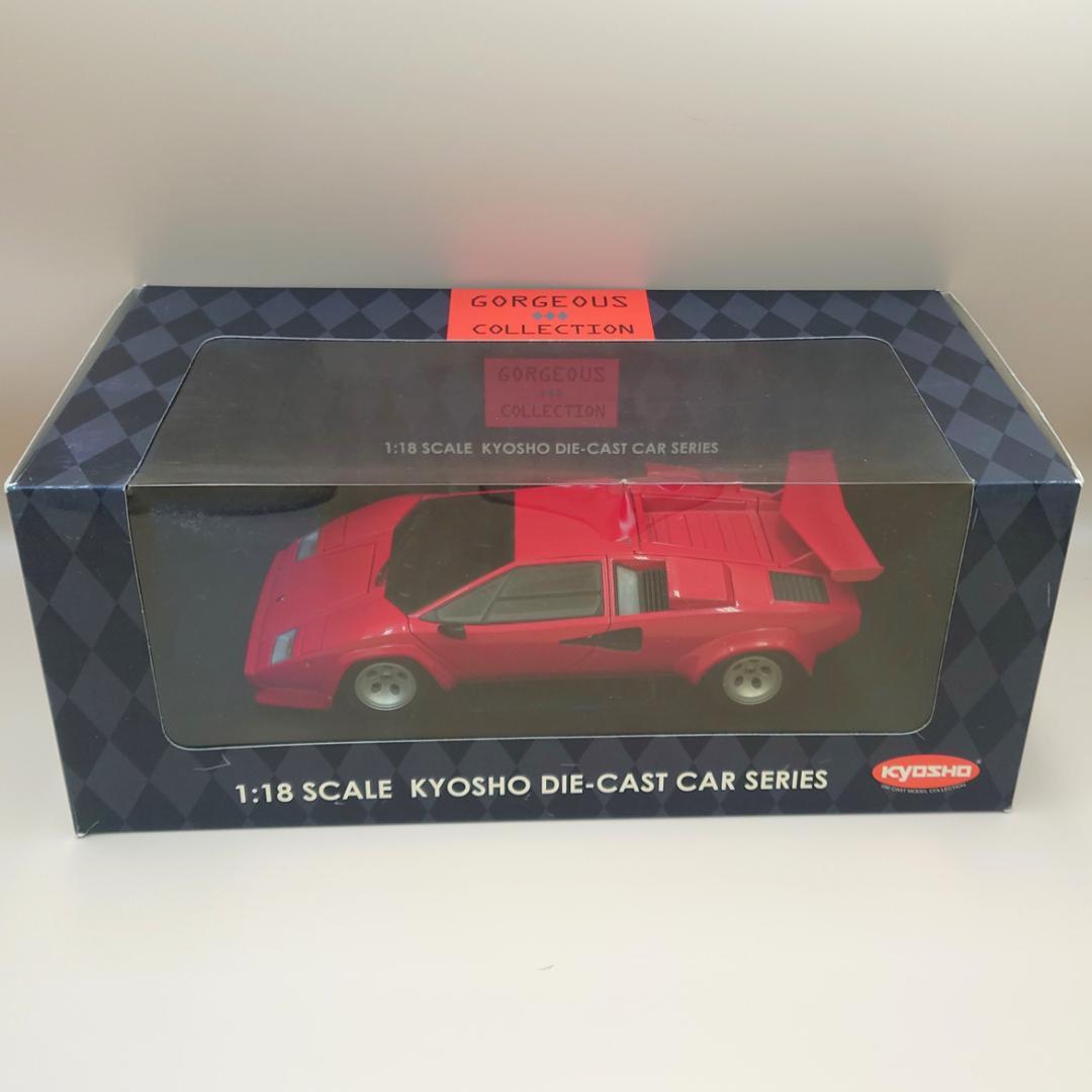 1/18 ランボルギーニ カウンタック LP500S レッド 京商ミニカー 中古