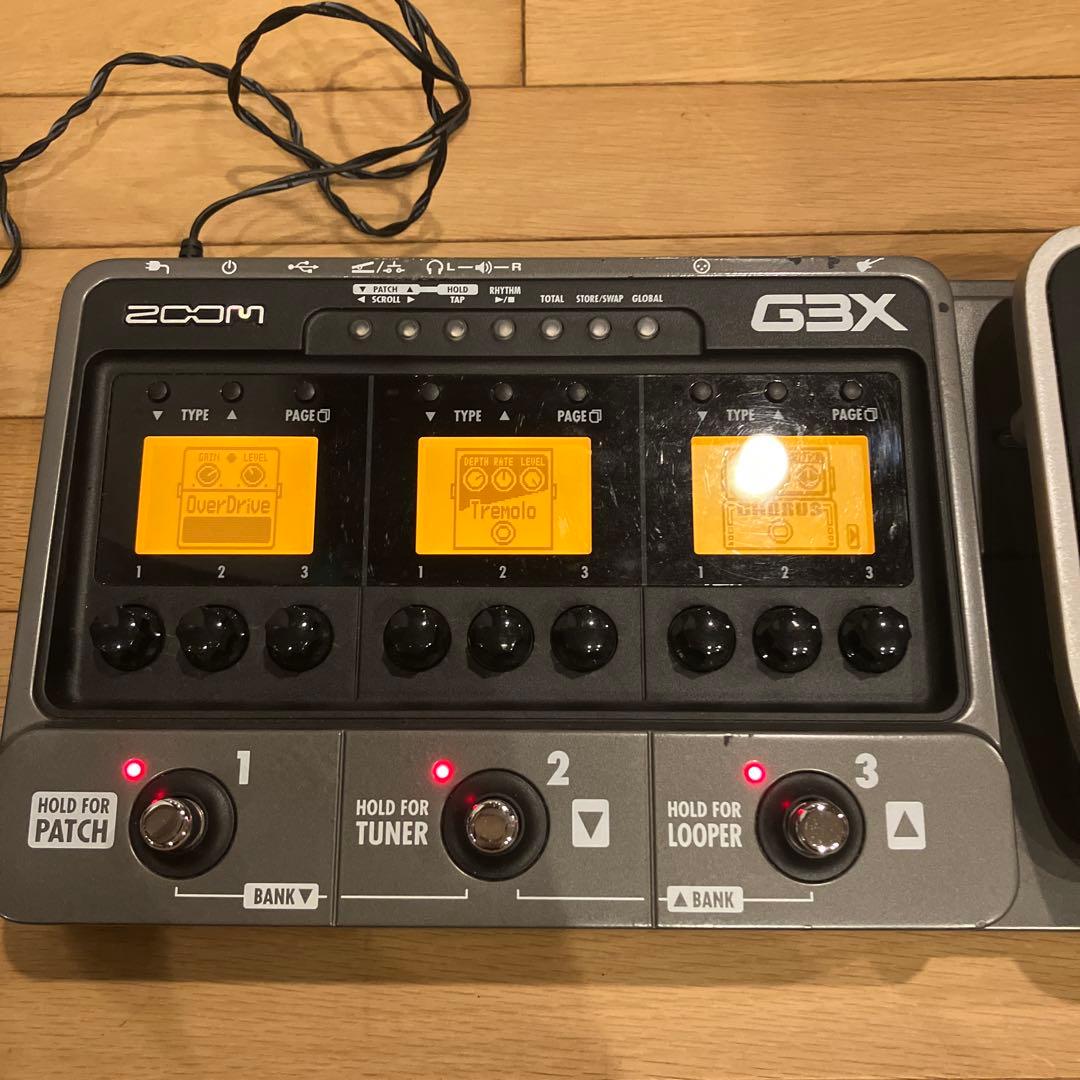 ZOOM G3X ギターエフェクター　おまけに本付き