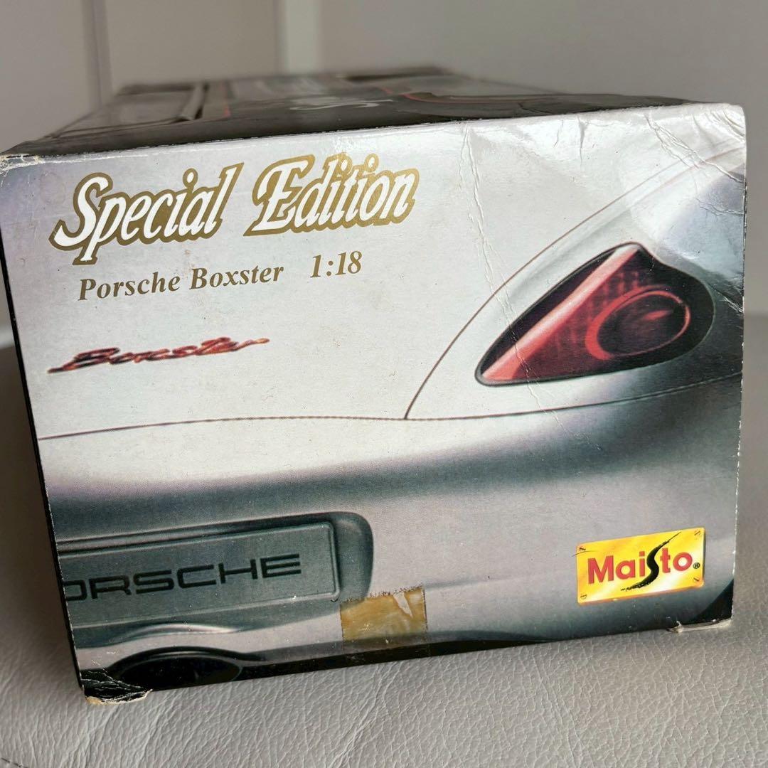 箱付き Maisto マイスト Porsche Boxster 1/18 レッド