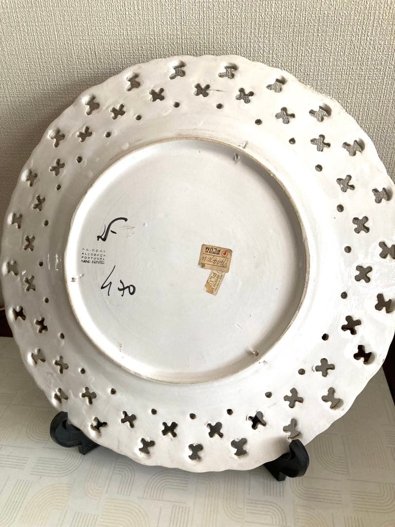 ポルトガル　FAIREAL 飾り皿 ハンドペイント