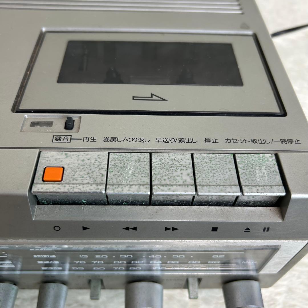 National ナショナル　TH6-X30 ブラウン管TV付ラジカセ 動作品