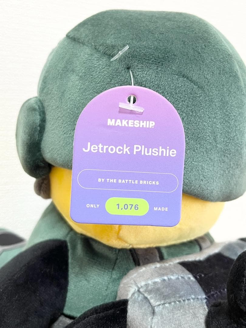 MAKESHIP Jetrock Plushie 限定1076体 タグ付 袋付