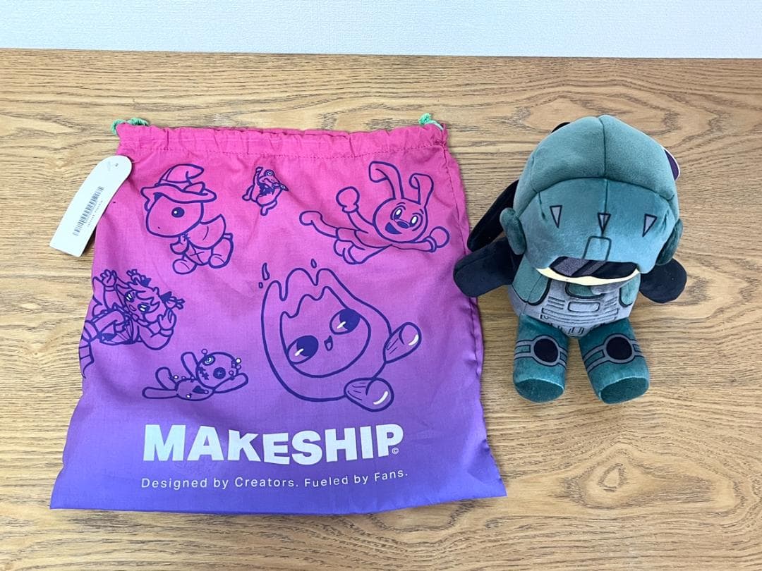 MAKESHIP Jetrock Plushie 限定1076体 タグ付 袋付