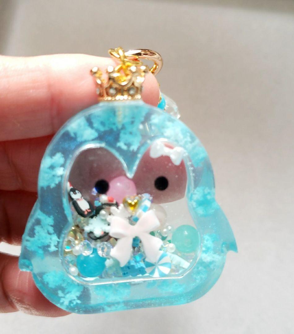 シャカシャカキーホルダー　①ペンギン