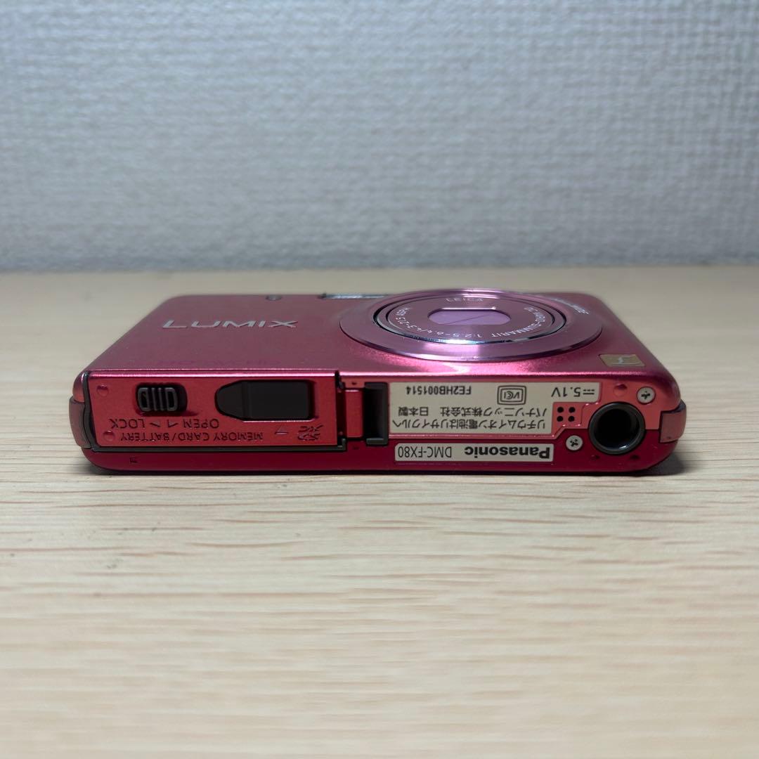 Panasonic パナソニック LUMIX DMC-FX80 ピンク色