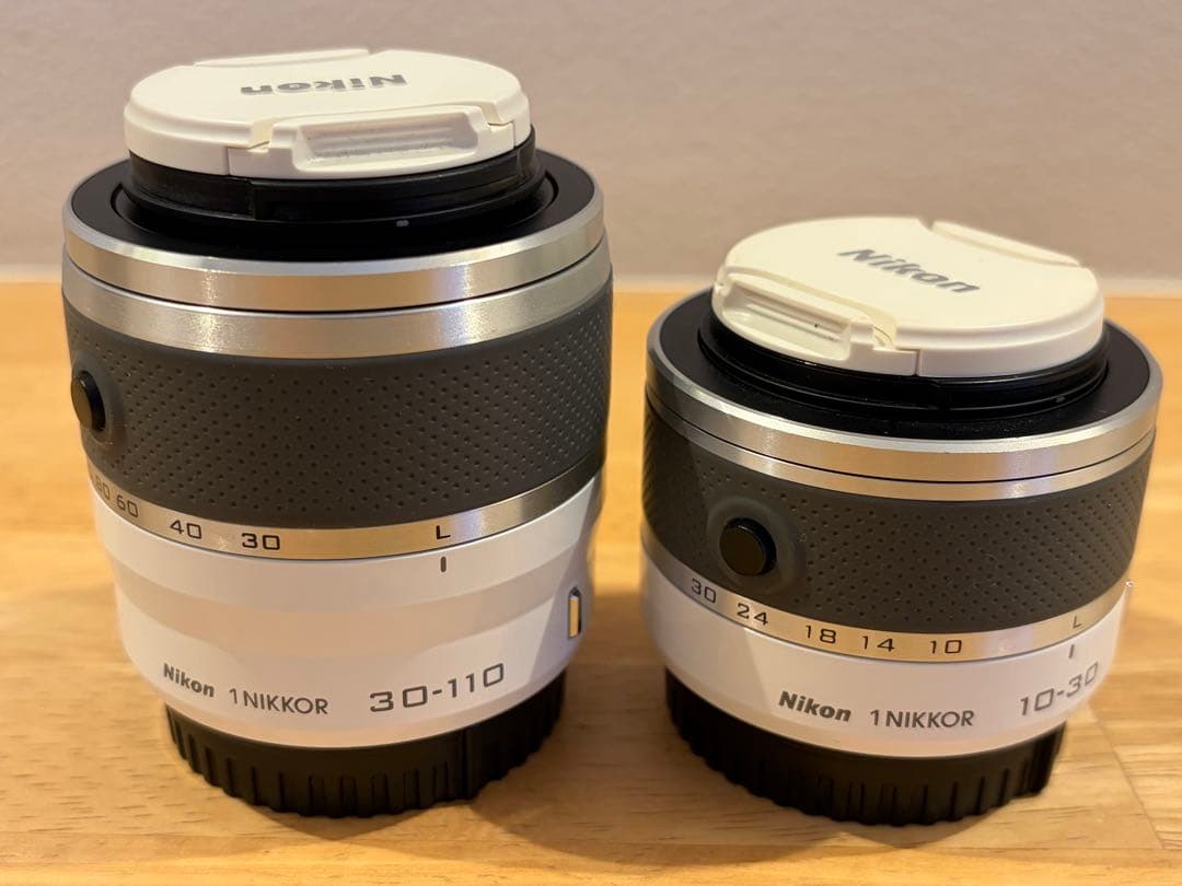元箱あり Nikon 1 J2　ニコン ダブルズームキット ホワイト