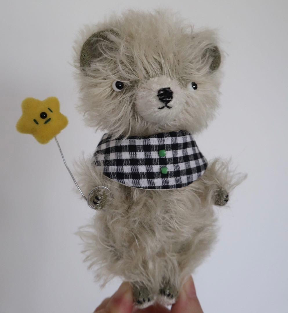 仲良し三兄弟 お兄さんくま ぬいぐるみ テディベア ハンドメイド 海外作家様