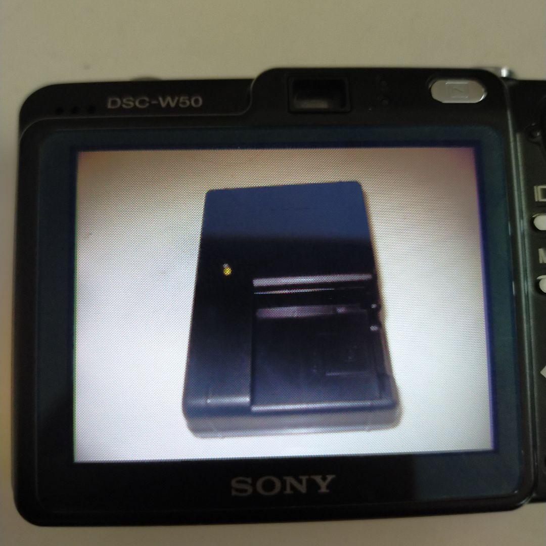 値下 動作確認SONY ソニー Cyber-shot DSC-W50 黒ブラック