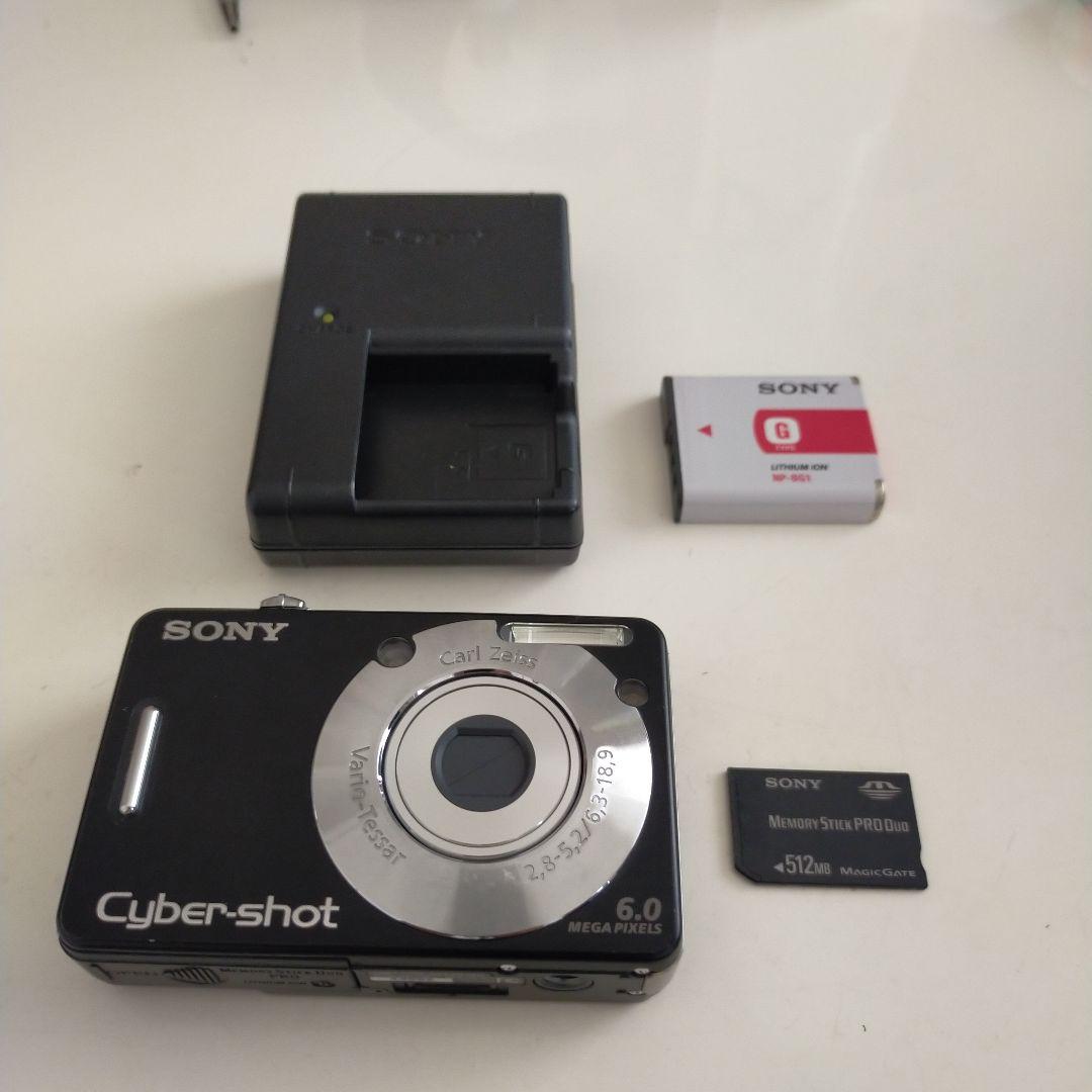 値下 動作確認SONY ソニー Cyber-shot DSC-W50 黒ブラック