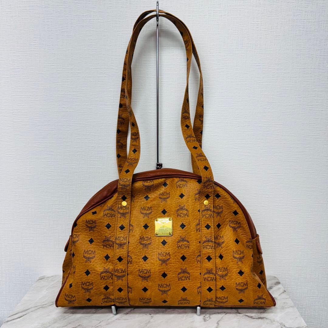 ✨MCM✨エムシーエム✨ヴィセトス✨ブラウン✨ショルダーバッグ✨