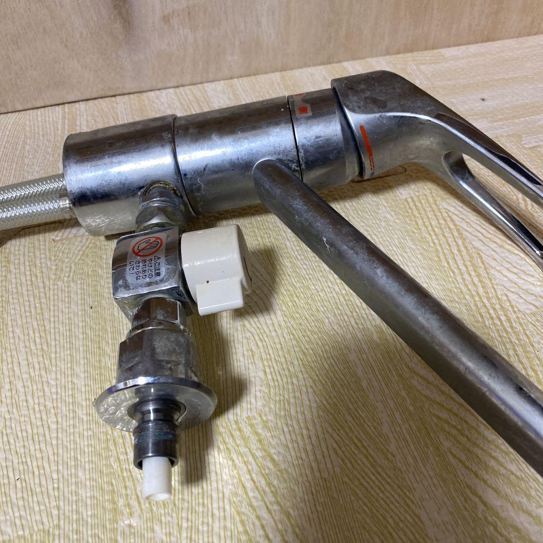 中古　シングルレバー　分岐水栓　キッチン　TKG31UPHS TOTO