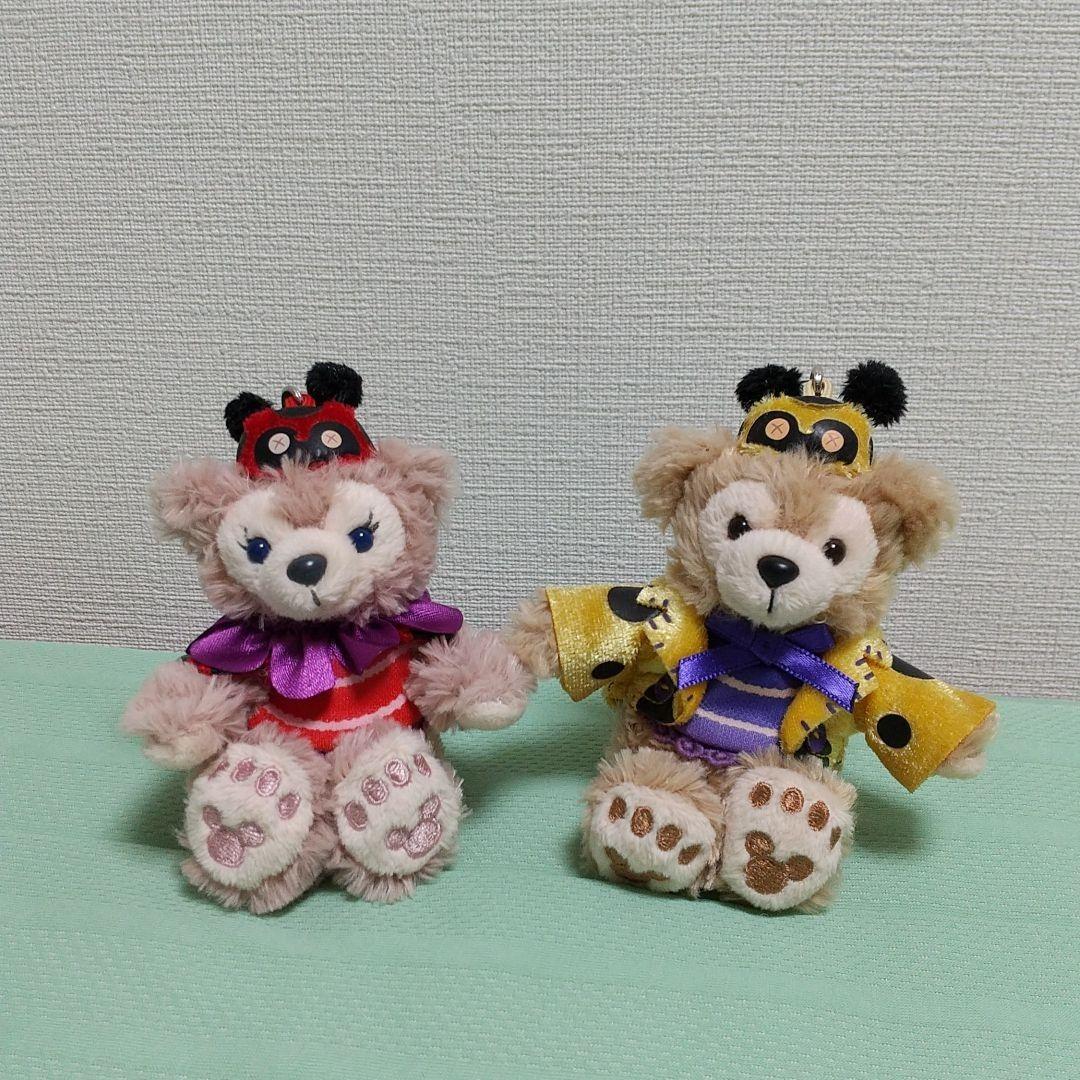 ハロウィーン ダッフィー シェリーメイ ぬいぐるみストラップ 4個セット