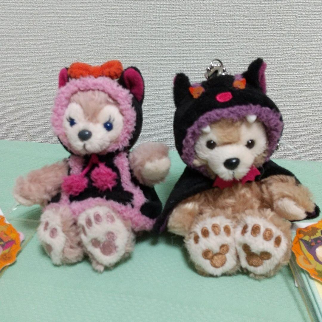 ハロウィーン ダッフィー シェリーメイ ぬいぐるみストラップ 4個セット