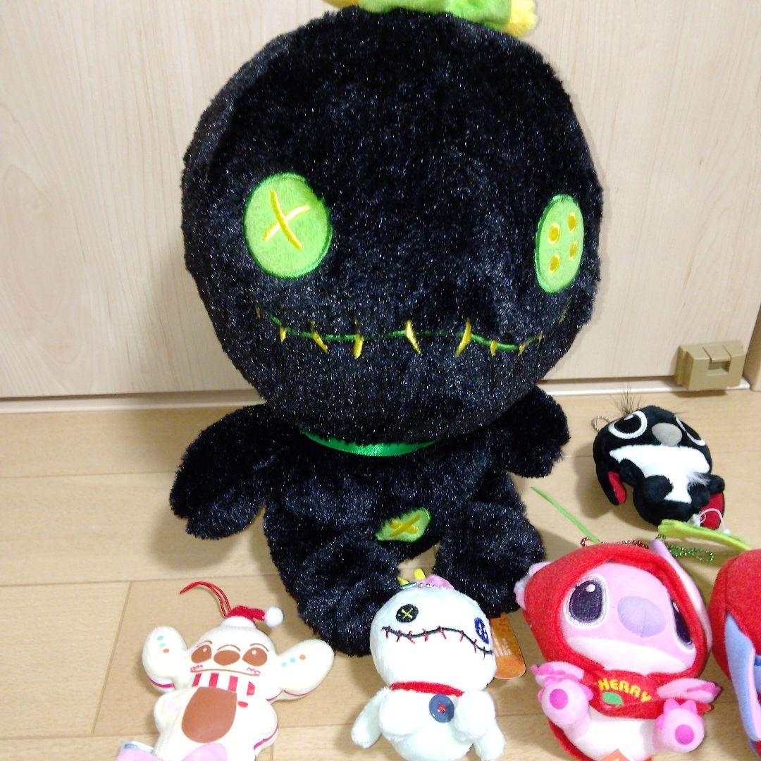 スティッチ　スクランプ激レア品・黒ぬいぐるみ