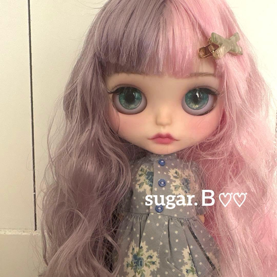 アイシードールカスタム❤︎ピンク×パープル❤︎ふわふわ♪