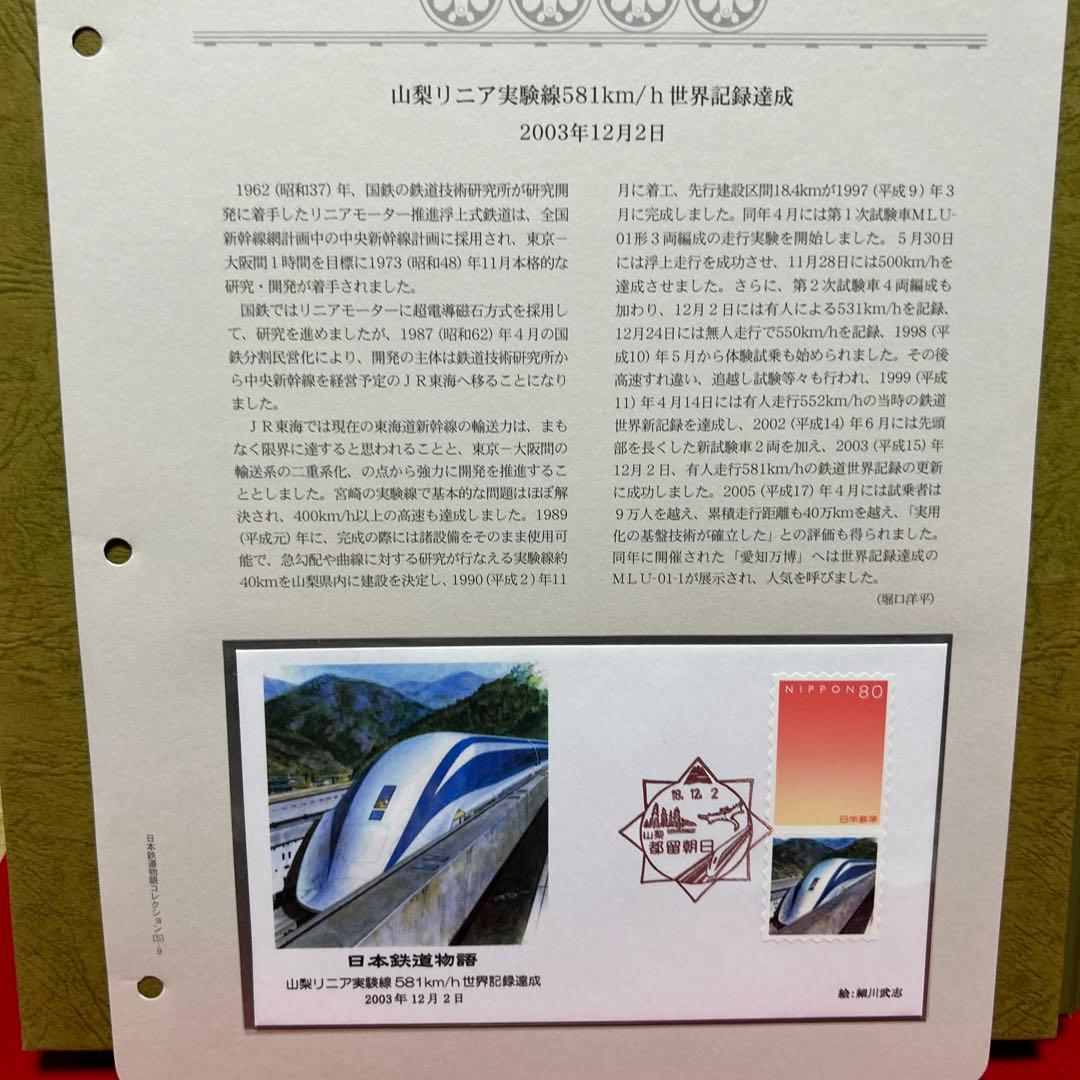 日本鉄道物語 コレクション 記念押印切手付き50封筒 完全レアセット　80%引