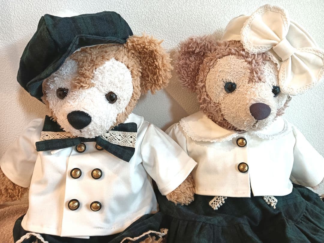 ダッフィー　シェリーメイ　コスチューム　キャスケット　ワンピース　サロペット