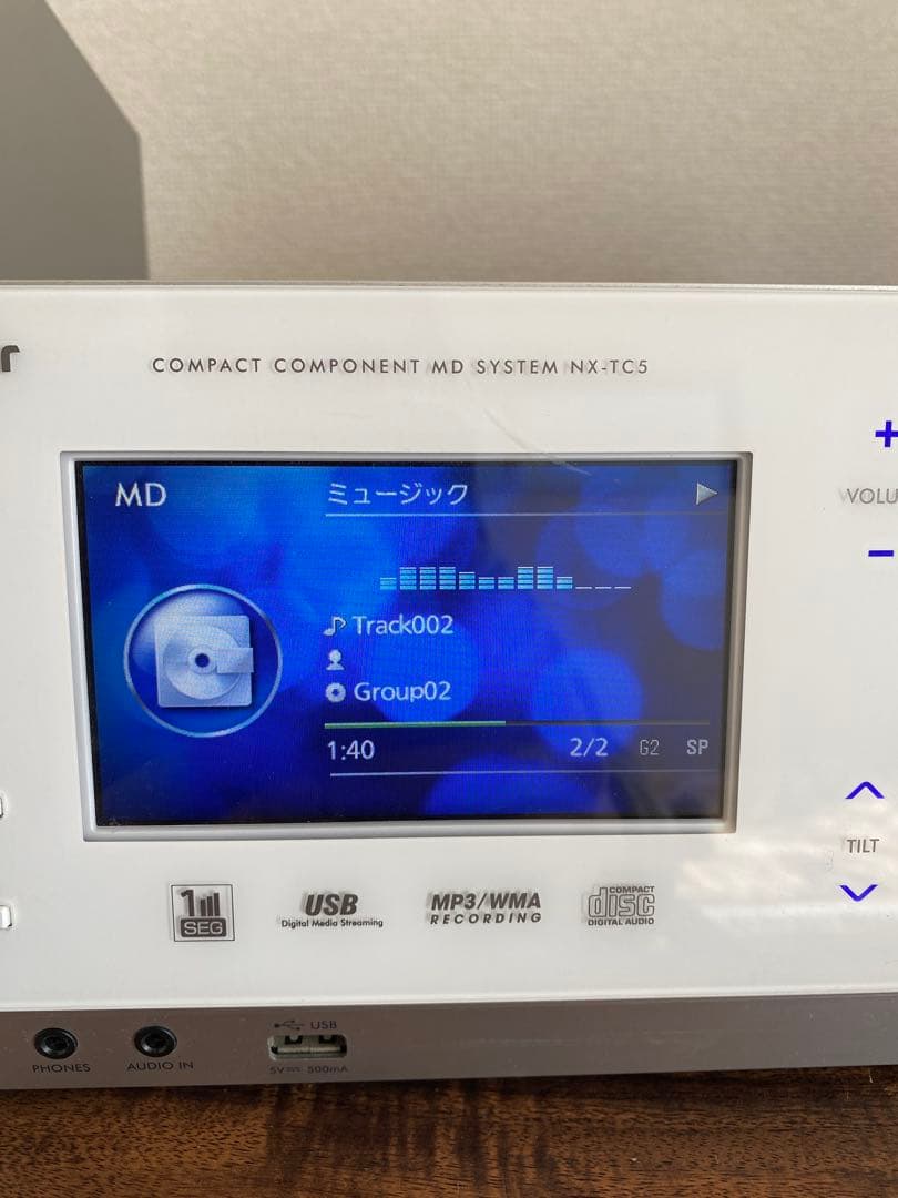 【コンポ】Victor NX-TC5 CD/MD/USB/1seg