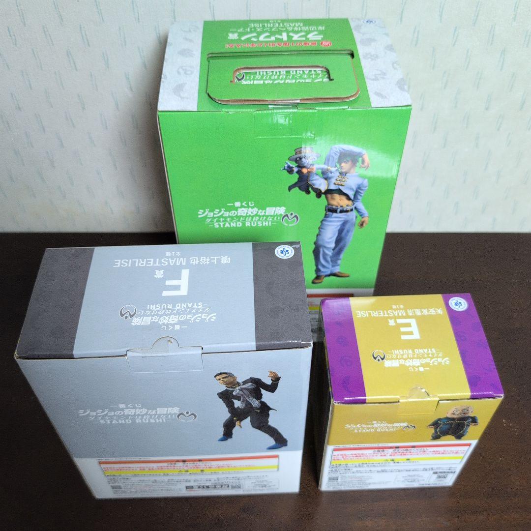 一番くじ　ジョジョの奇妙な冒険　フィギュア　A　B　C　D　E　F　コンプ　①