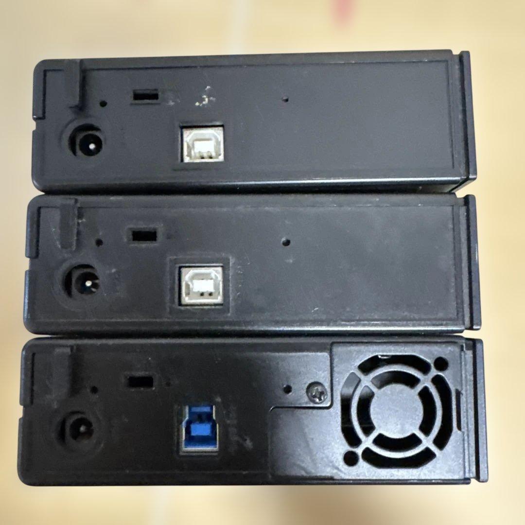BUFFALO 外付けHDD 3台セット