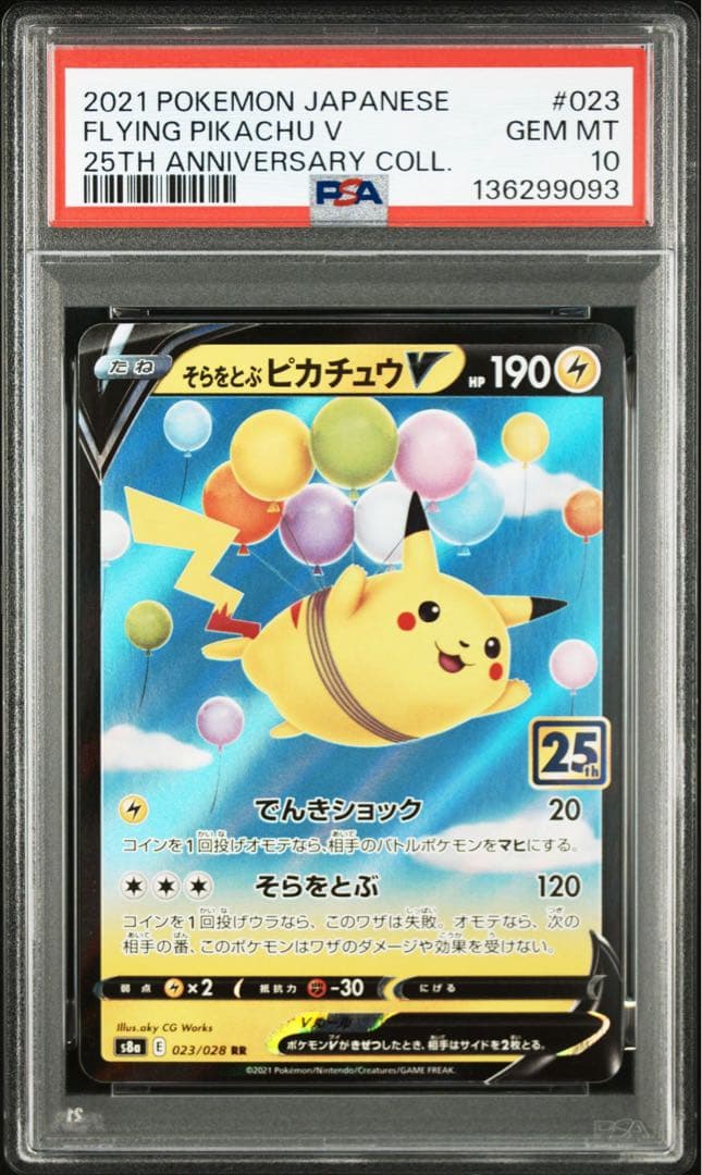 【PSA10連番】なみのりピカチュウV RR そらをとぶピカチュウV RR