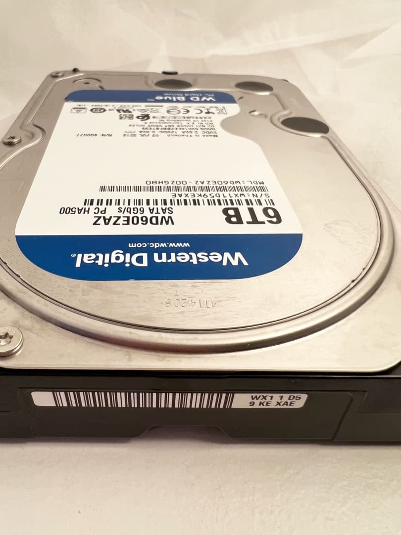 使用4回★640時間★WD60EZAZ [6TB SATA600]★正常154