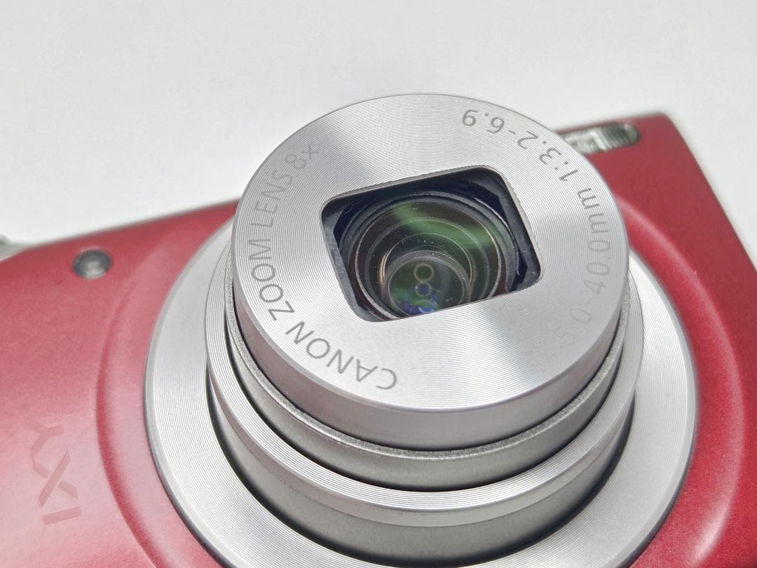■美品■ キヤノン　Canon IXY 200 レッド《元箱付属・動作確認済み》