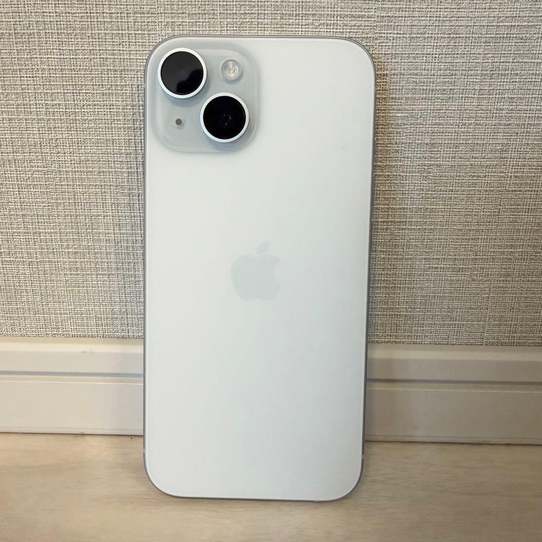【美品】iPhone15 ブルー 128GB バッテリー92%