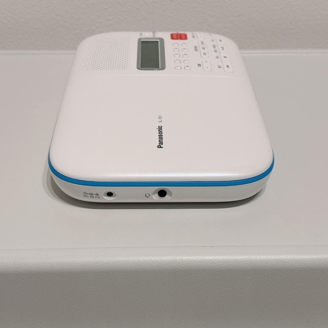 【ほぼ未使用】パナソニック CD語学学習機 SL-ES1-W 8GBカード付き