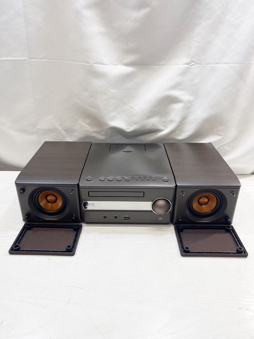 希少色 JVC CA-EXS3-Tコンポ ウッドコーン、リモコン付
