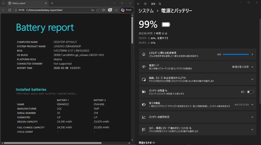 Windowsノート本体 ThinkPad T460s (i7/12/256/FHD/Win+Linux)