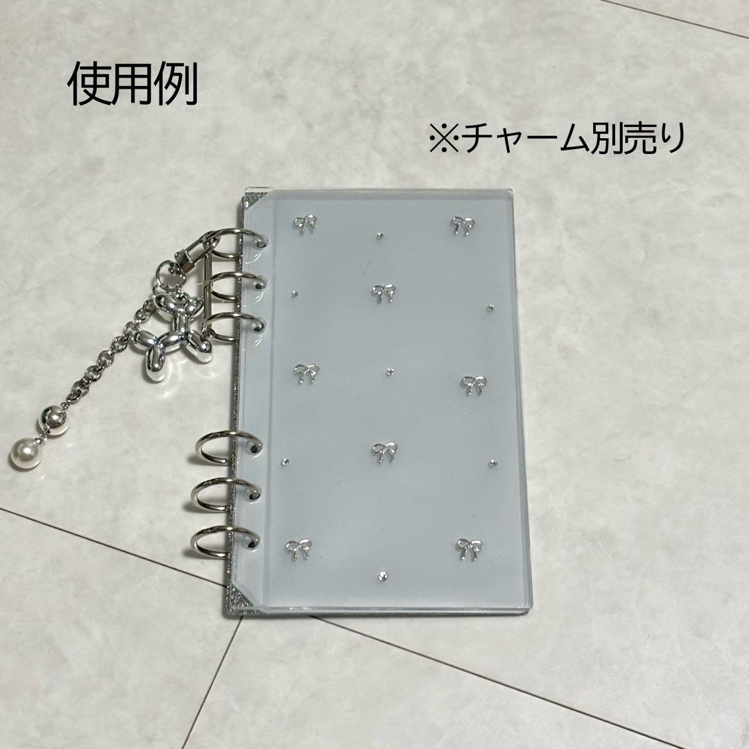 ✨うさ✨A6 アクリルレジンバインダー　リング付き×2セット