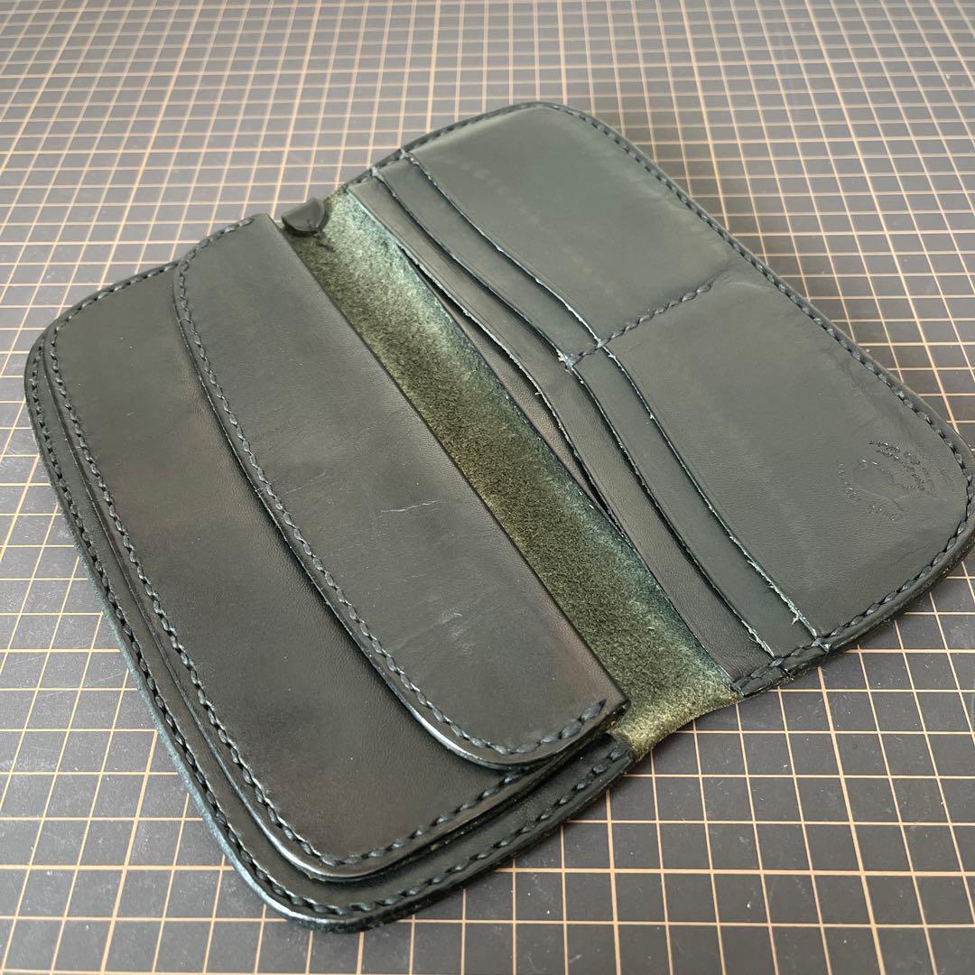 One’s Workerワンズワーカーサドルロングウォレットブラック