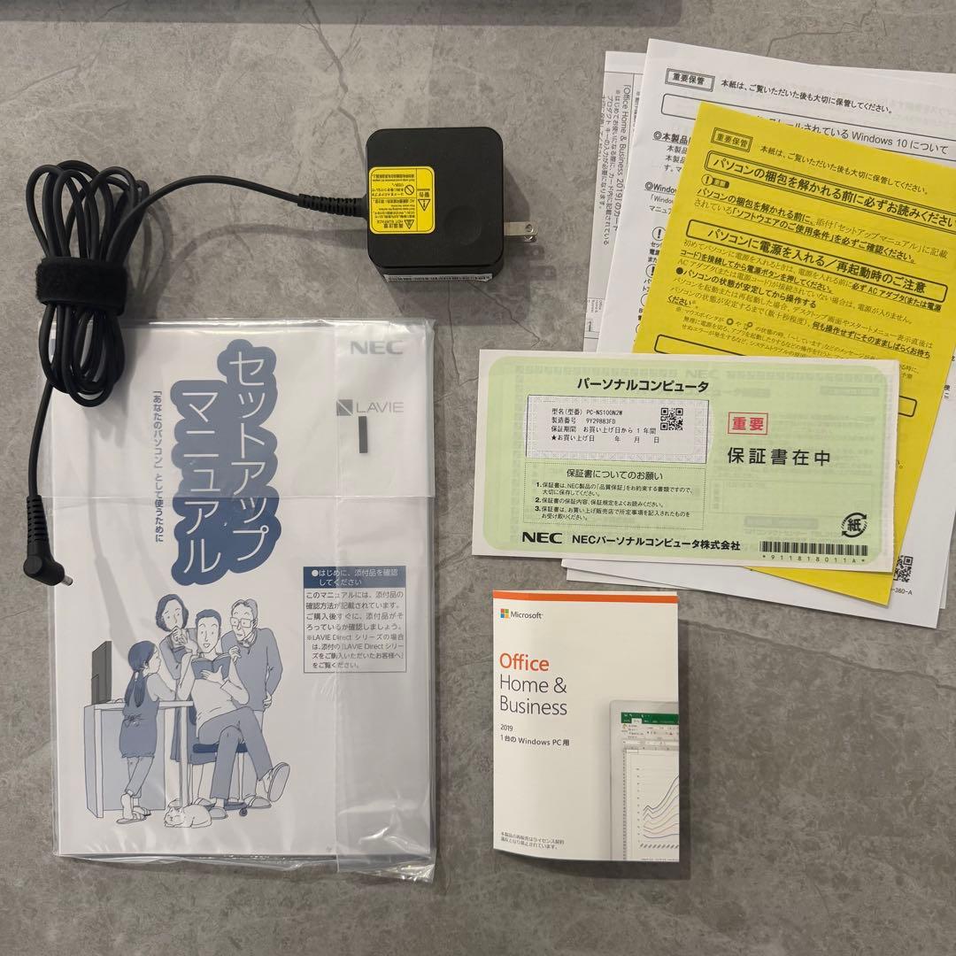 LAVIE ホワイト ノートPC NEC本体　NS100/N